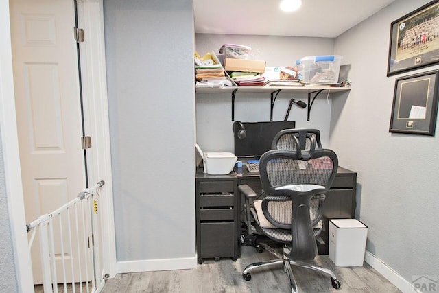1710 E 3rd St, Pueblo, CO 81001 - home office with wood finished floors and baseboards