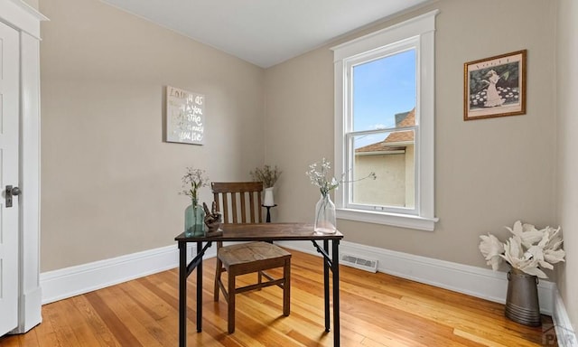 329 Washington St, Pueblo, CO 81004 - home office with light wood-type flooring and healthy amount of natural light