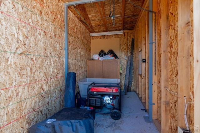 view of storage room