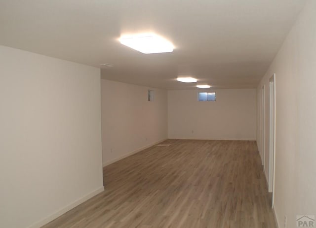 33 Regency Blvd, Pueblo, CO 81005 - basement featuring light wood-type flooring and baseboards