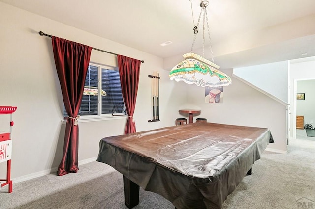 6740 Spruce Hill Ct, Colorado Springs, CO 80923 - recreation room with carpet floors and billiards