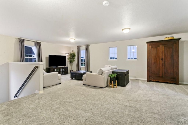6740 Spruce Hill Ct, Colorado Springs, CO 80923 - living area with carpet and baseboards