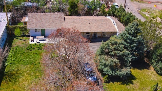 view of subject property