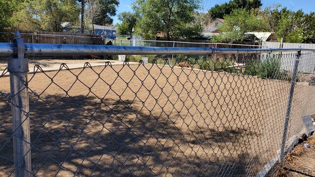 exterior space with fence