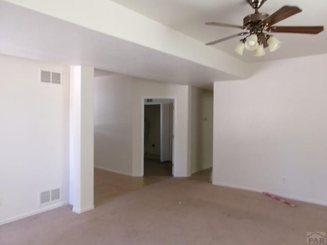 2110 Northmoor Ter Unit 2, Pueblo, CO 81001 - unfurnished room with carpet floors and ceiling fan
