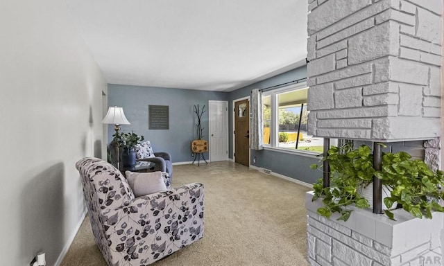 4321 Goodnight Ave, Pueblo, CO 81005 - living area featuring carpet and baseboards