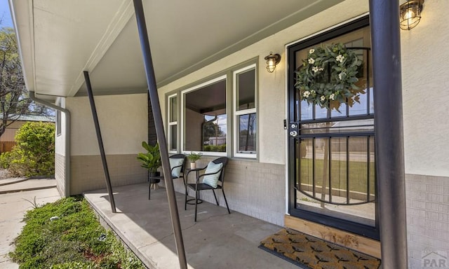 4321 Goodnight Ave, Pueblo, CO 81005 - view of patio featuring a porch