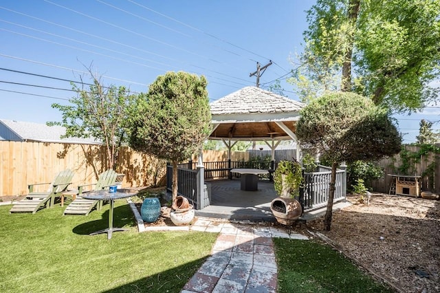 40 Macalester Rd, Pueblo, CO 81001 - view of yard with a gazebo
