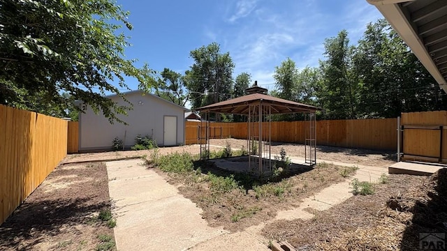 1728 Euclid Ave, Pueblo, CO 81004 - fenced backyard featuring a gazebo and a patio area