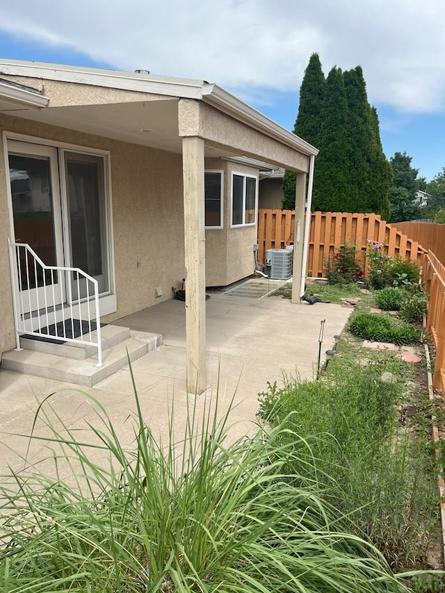 165 Kingsley Ave Unit M, Pueblo, CO 81005 - view of patio / terrace with central AC unit