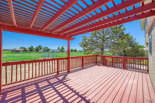 950 S Los Charros Dr, Pueblo West, CO 81007 - deck with a pergola