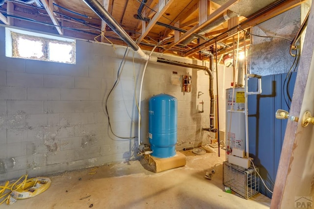 utilities with strapped water heater