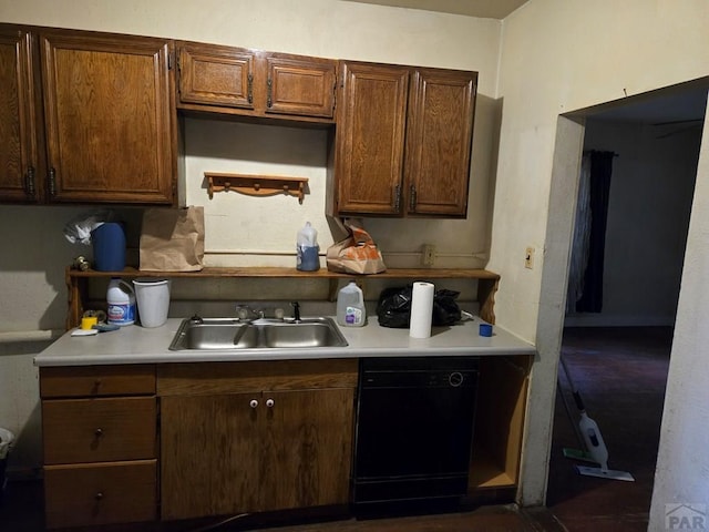 00913 6th St, Walsenburg, CO 81089 - kitchen featuring dishwasher and light countertops