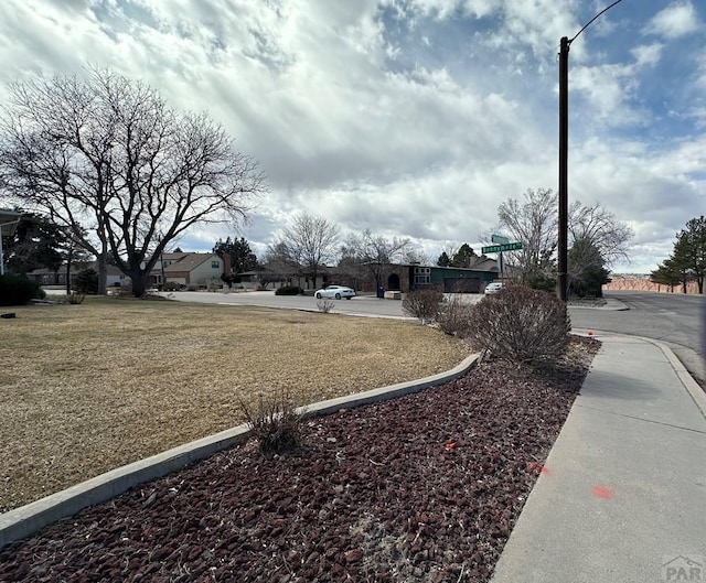 view of street featuring sidewalks