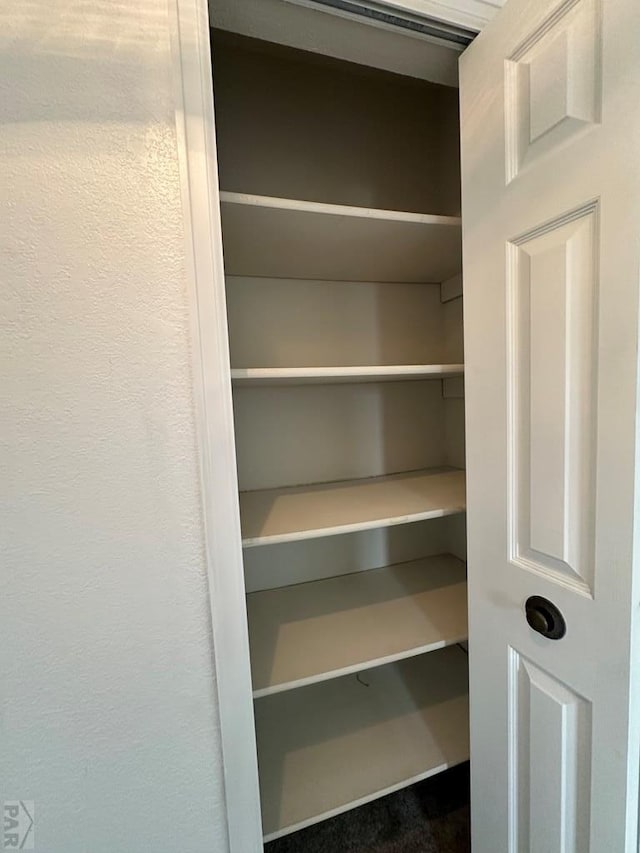 view of closet