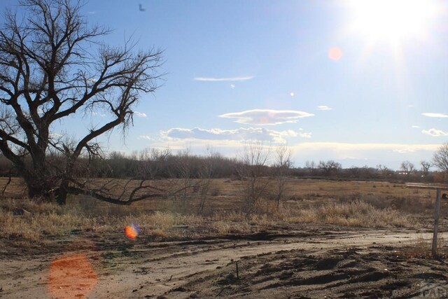 view of landscape featuring a rural view