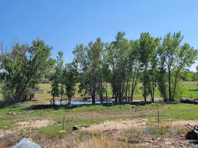 view of landscape featuring a rural view