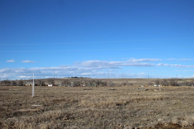 view of landscape featuring a rural view