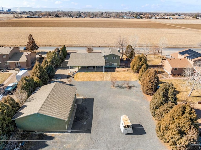 bird's eye view featuring a residential view