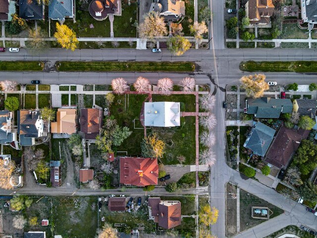 drone / aerial view featuring a residential view