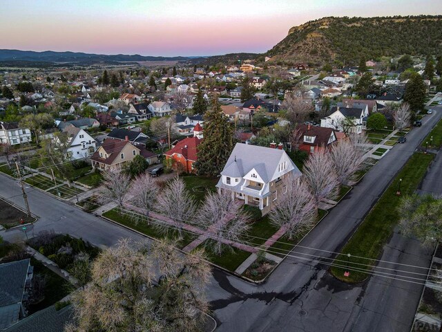 bird's eye view featuring a residential view