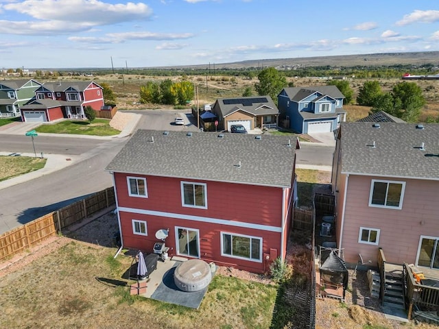 birds eye view of property featuring a residential view