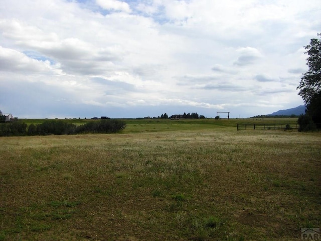 view of nature with a rural view