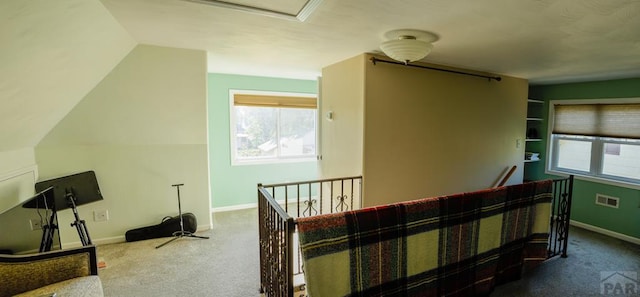 709 Cimarron Ave, La Junta, CO 81050 - bedroom with carpet floors, multiple windows, and baseboards