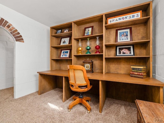 1040 28th Ln, Pueblo, CO 81006 - home office featuring built in study area