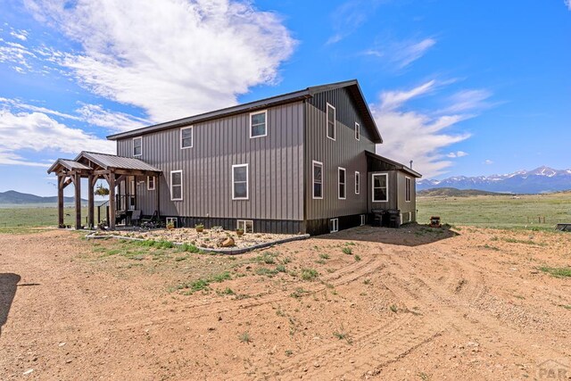 5010 Oak Grove Cir, Westcliffe, CO 81252 - exterior space with a mountain view