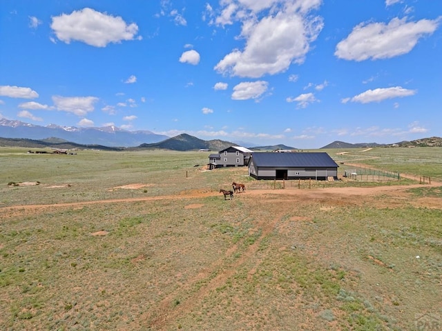 5010 Oak Grove Cir, Westcliffe, CO 81252 - mountain view with a rural view