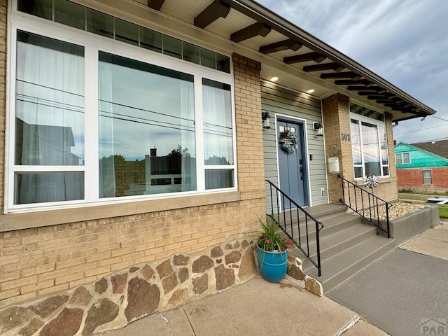 303 S Animas St, Trinidad, CO 81082 - property entrance with brick siding