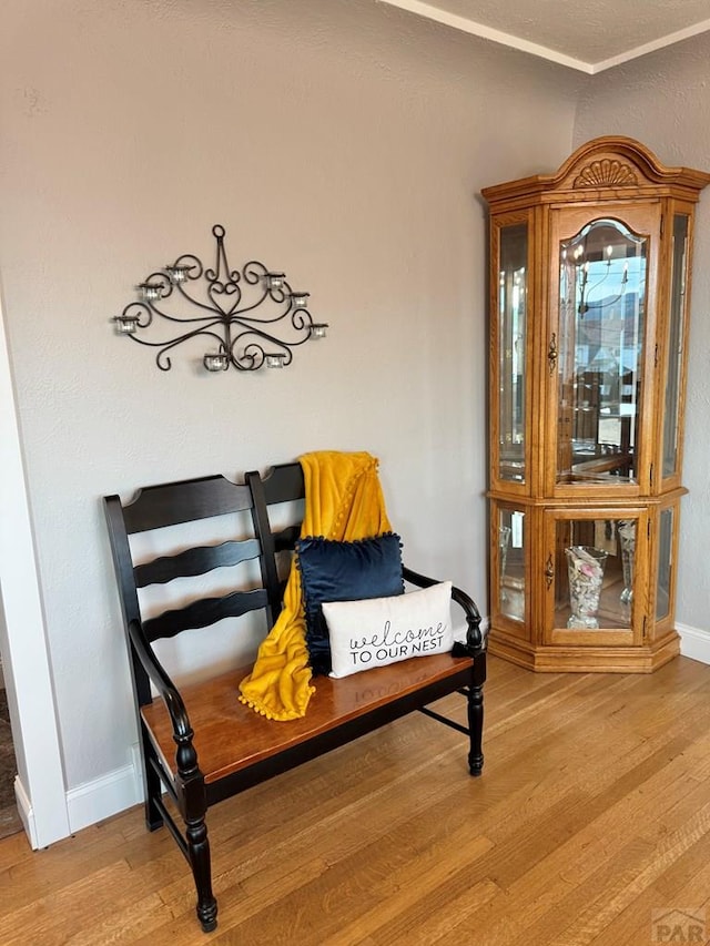 303 S Animas St, Trinidad, CO 81082 - sitting room with wood finished floors