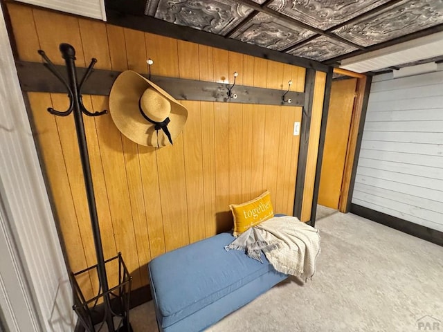 303 S Animas St, Trinidad, CO 81082 - bedroom with wood walls