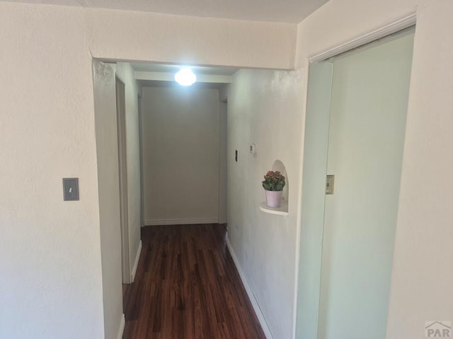 1122 Raton Ave, La Junta, CO 81050 - hall with wood finished floors and baseboards