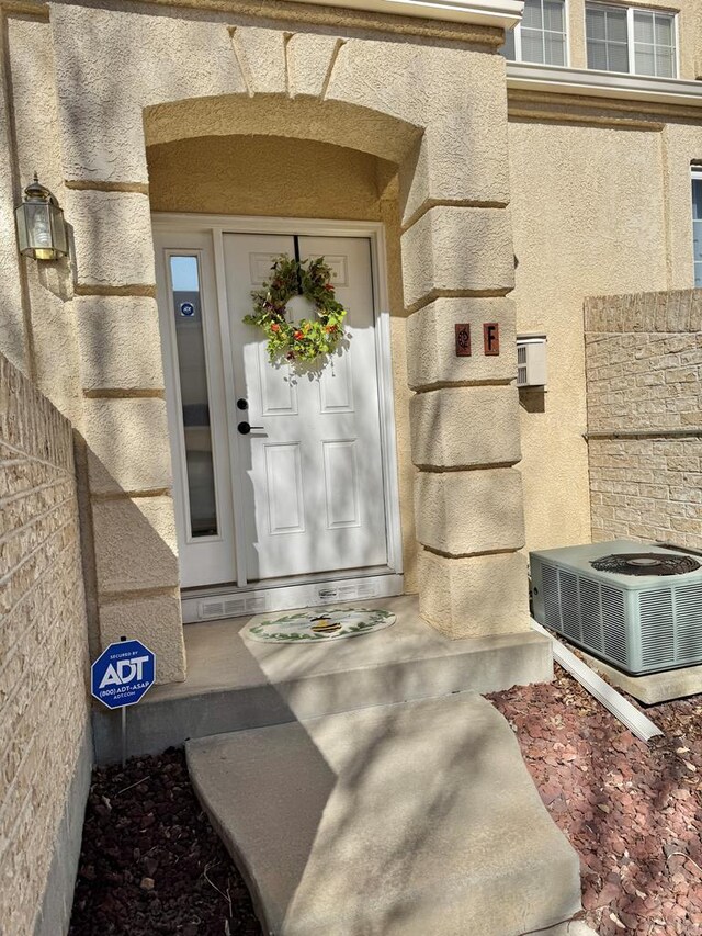 4147 Outlook Blvd Unit F, Pueblo, CO 81008 - entrance to property with central air condition unit
