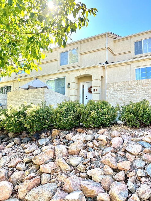 4147 Outlook Blvd Unit F, Pueblo, CO 81008 - view of property with stucco siding