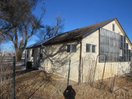 view of property exterior featuring stucco siding