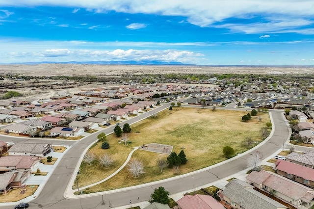 5019 Sage St, Pueblo, CO 81005 - aerial view of residential area with a mountain backdrop