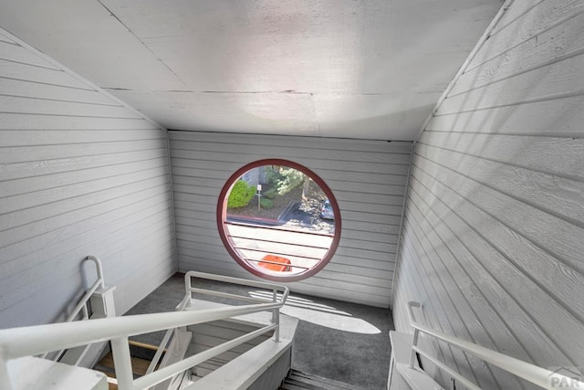 3666 Iguana Dr, Colorado Springs, CO 80910 - interior space with wood walls
