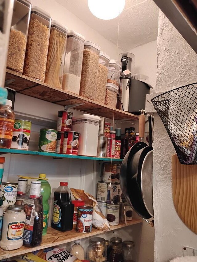 view of pantry