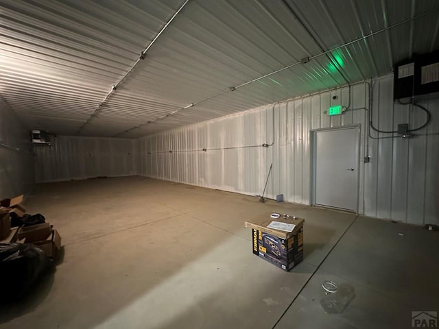 8681 Maverick Ln, Ordway, CO 81063 - garage featuring metal wall