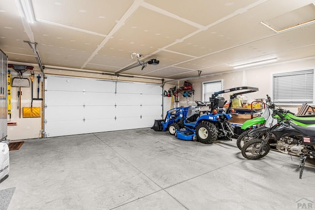 1401 Larkspur Ln, Westcliffe, CO 81252 - garage featuring a garage door opener