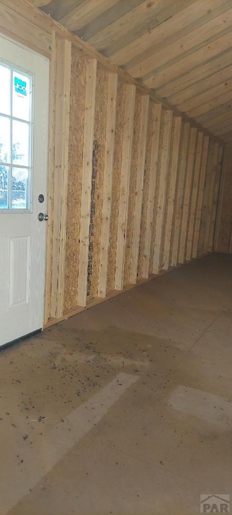 view of storage room