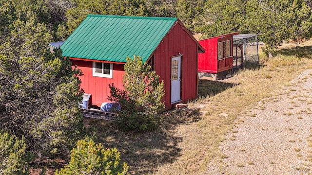 view of outbuilding with an outdoor structure