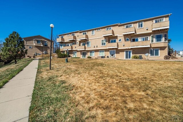 1447 Madison Ridge Hts Unit E, Colorado Springs, CO 80904 - view of community with a lawn