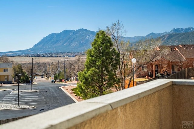 1447 Madison Ridge Hts Unit E, Colorado Springs, CO 80904 - view of mountain backdrop