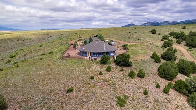 aerial view of sparsely populated area