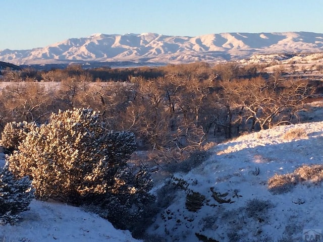 view of mountain feature