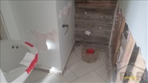 bathroom with tile patterned flooring